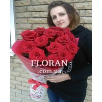 15 red roses - Photo 3
