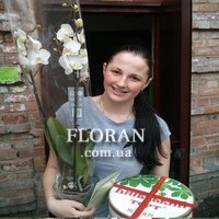 Біла орхідея в горщику - Фото 2