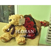 Букет із іграшкою - Фото 1