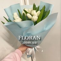 15 white tulips - Photo 1