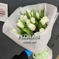 15 white tulips - Photo 2