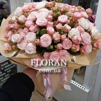 Букет із піонових троянд - Фото 1