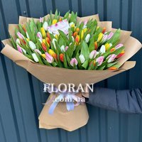 Bouquet of tulips for mom - Photo 1