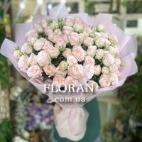 25 кустовых пионовидных роз - Фото 1