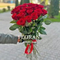 25 высоких красных роз - Фото 3