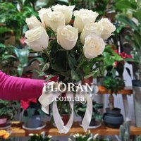 Букет из 11 белых роз - Фото 1