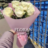 Bouquet of 7 roses - Photo 2