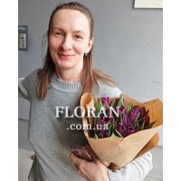 Purple tulips bouquet - Photo 2