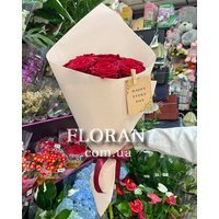 Простий букет з троянд - Фото 6