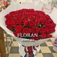 Троянди в крафт папері - Фото 1