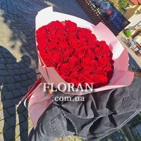 Троянди в крафт папері - Фото 2