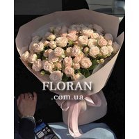 25 кустовых пионовидных роз - Фото 2