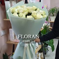 Білі троянди з Голландії - Фото 1