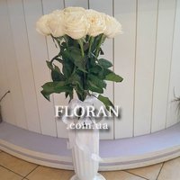 Букет из 11 белых роз - Фото 5