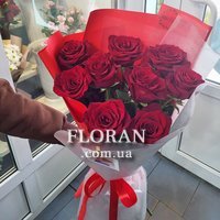 Round bouquet of roses - Photo 4