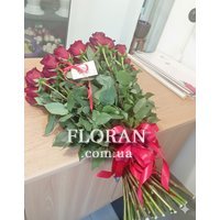 С днем рождения бордовые розы - Фото 2