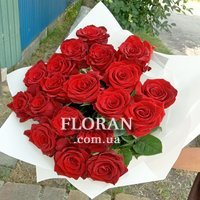 Bouquet of 19 red roses - Photo 6