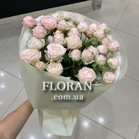 Небольшой букет из пионовидных роз - Фото 1