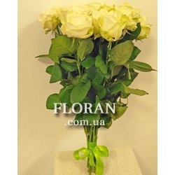 15 білих троянд - Фото 1