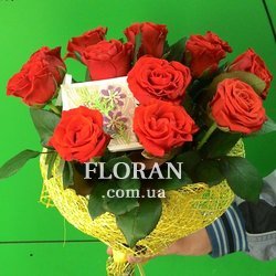 15 алых роз - Фото 1