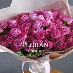 25 троянд 40 см - Фото 1