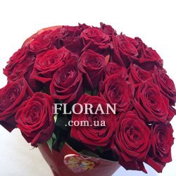 25 троянд 60 см - Фото 3