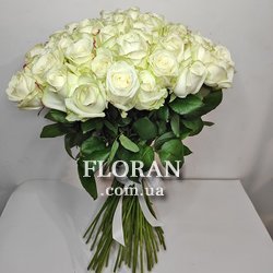50 білих троянд - Фото 1