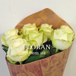 7 білих троянд - Фото 2