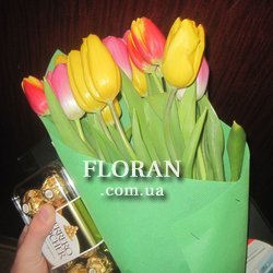 Букет квітів тюльпани - Фото 2