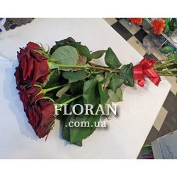 Букет троянд із стрічкою - Фото 3