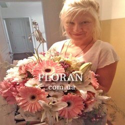 Букет в ніжних тонах