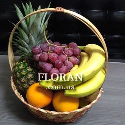 Подарунковий фруктовий кошик - Фото 2