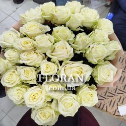 Bouquet of white flowers as a gift - Photo 1