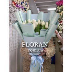 Квіти тюльпани білі - Фото 2