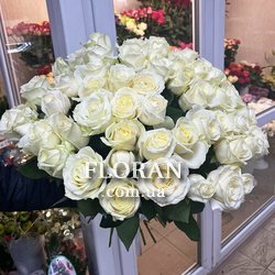 51 біла троянда - Фото 2
