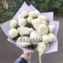 Белые пионы в крафте - Фото 1