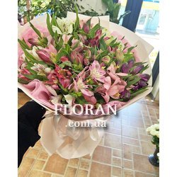 Букет із 15 альстромерій - Фото 3