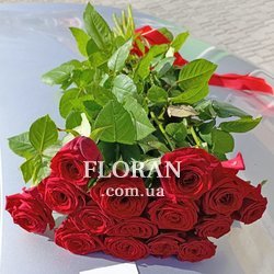 Букет із 15 троянд - Фото 5