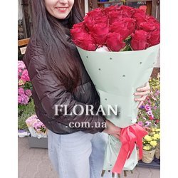 Букет из 21 розы - Фото 2