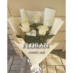 Букет із 5 троянд - Фото 1