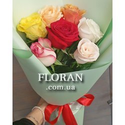 Букет из семи роз - Фото 1