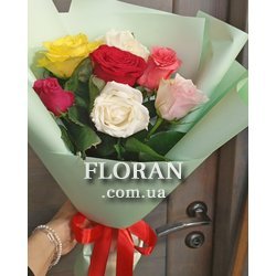 Букет из семи роз - Фото 2