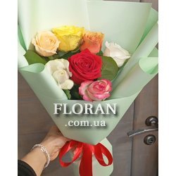 Букет из семи роз - Фото 3