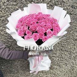 Букет рожевого кольору - Фото 1