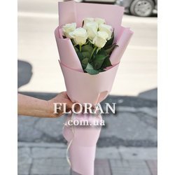 Букет з 7 троянд - Фото 4