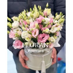 Еустома в коробці - Фото 1