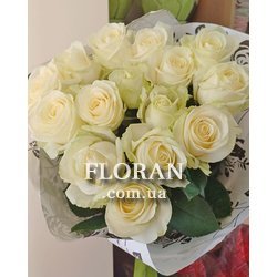 Цветы 15 роз - Фото 2