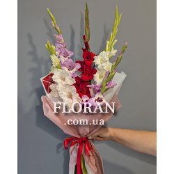 Маленький букет гладіолусів - Фото 3