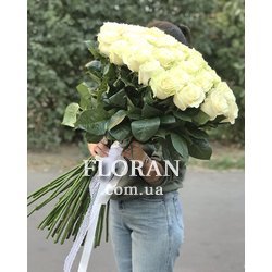 Довгі білі троянди - Фото 2