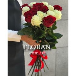 15 троянд 1 метр - Фото 1